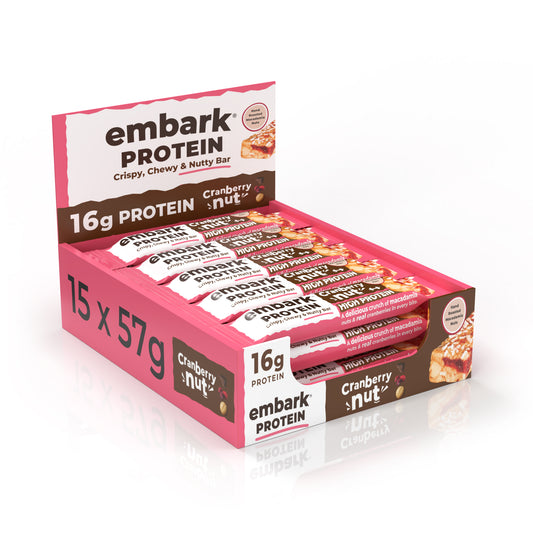 12 x Cranberry Nut Protein Bars