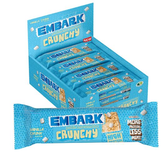 12 x Vanilla Chunk Protein & Marshmallow Crunchy Bars