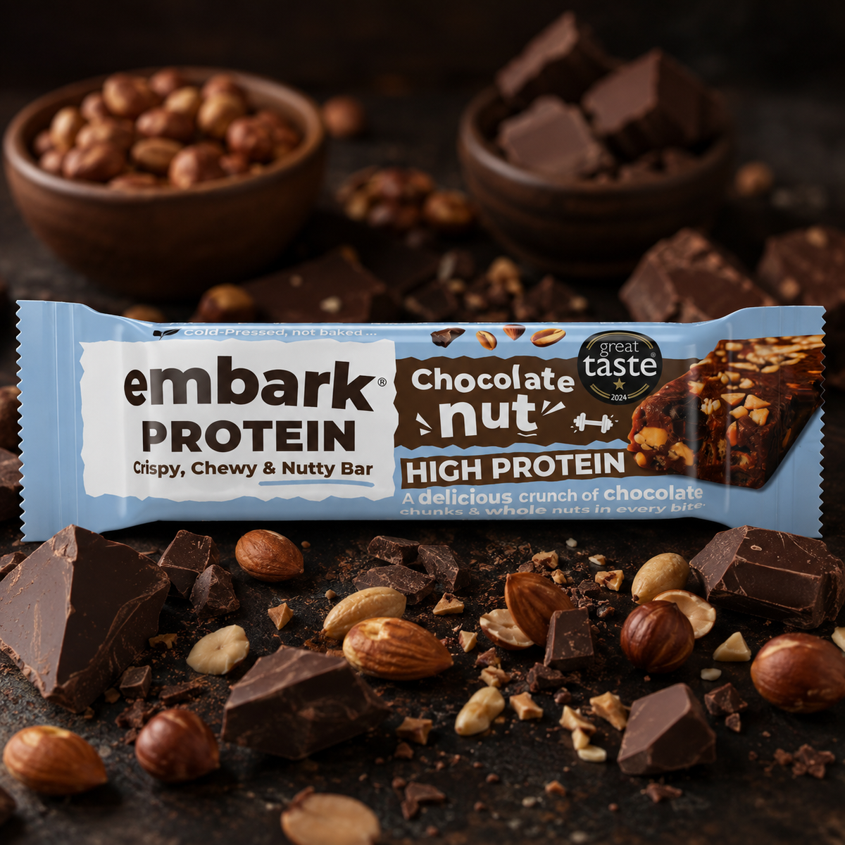 12 x Chocolate Nut Protein Bars