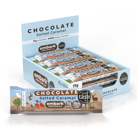 12 x Chocolate Salted Caramel Natural Protein Bars